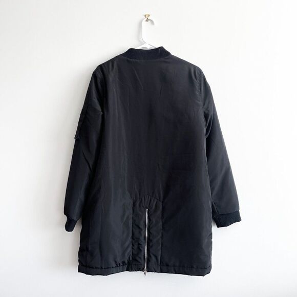 Zenana Outfitters // long bomber jacket // size large // EUC - Picture 2 of 8